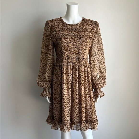 Rachel Parcell Smocked Ruffle Dress - L - Picture 2 of 9